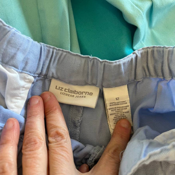 LOT of Blue Cropped comfortable pants - Picture 4 of 16